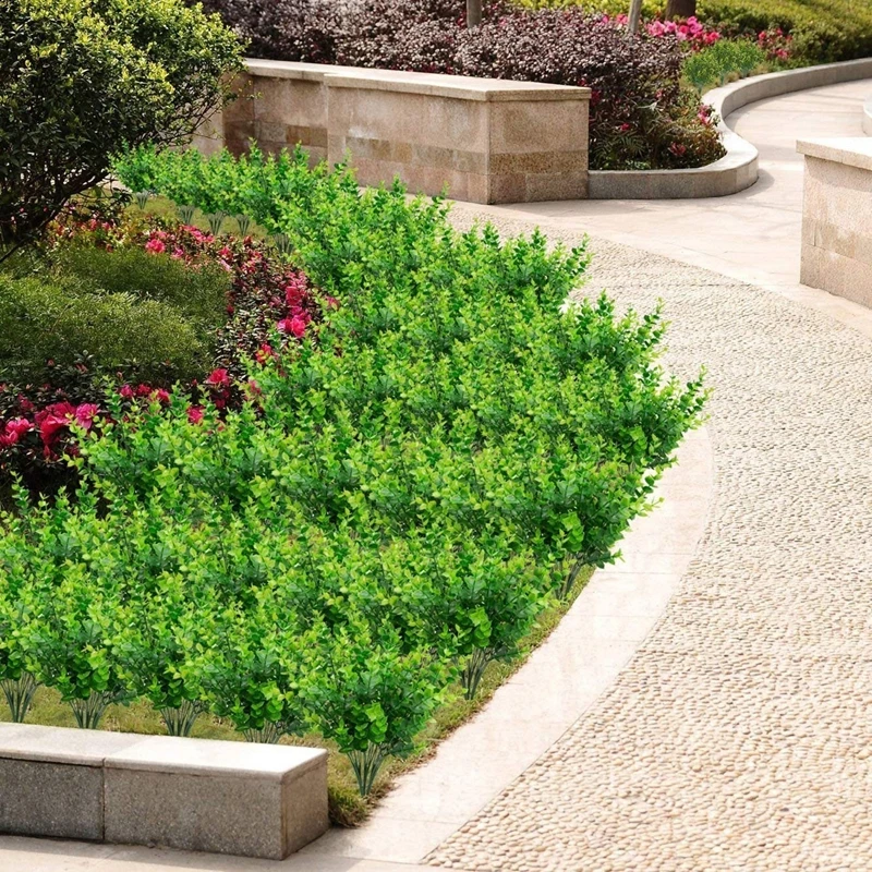 Искусственные растения кустарники из искусственного бокса 6 упаковок