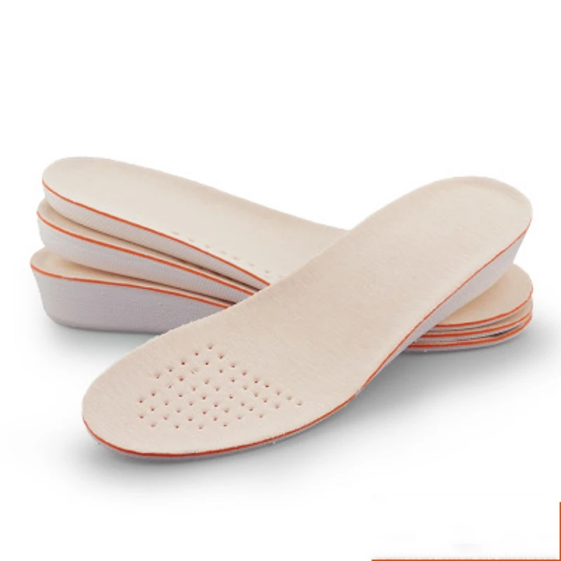 

Height increase insoles for men/women 2/3/5 cm up invisiable arch support orthopedic insoles shock absorption blue/black color