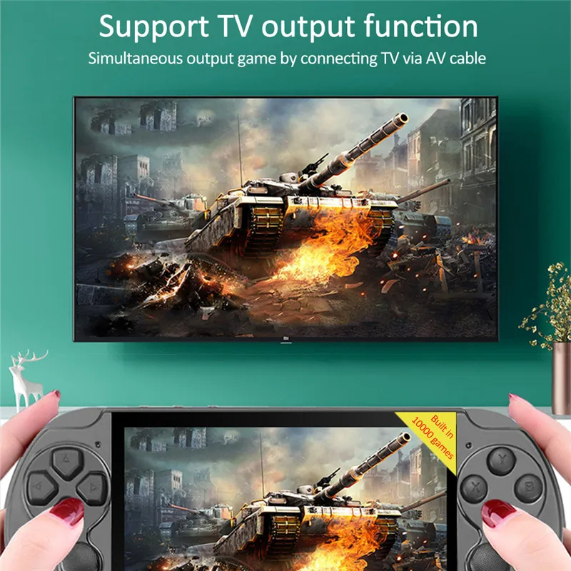 16 Гб игровая консоль портативная чехол для телефона в виде ретро игровой 5 1