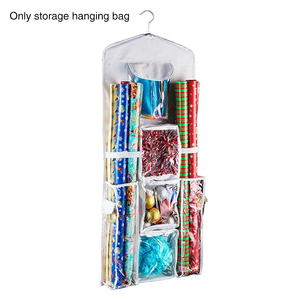 

Home Bedroom Sundries Gift Bag Washable Multifunctional Oxford Cloth Double-sided Wall Door Cosmetic Toys Wrap Hanging Organizer