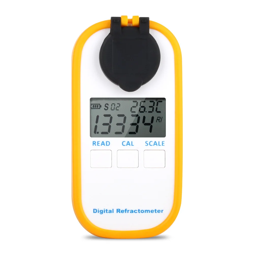 

Digital Honey Refractometer Brix 0-90.0% Measurement High Accuracy (Brix)0.2% Automatic Temperature Compensation