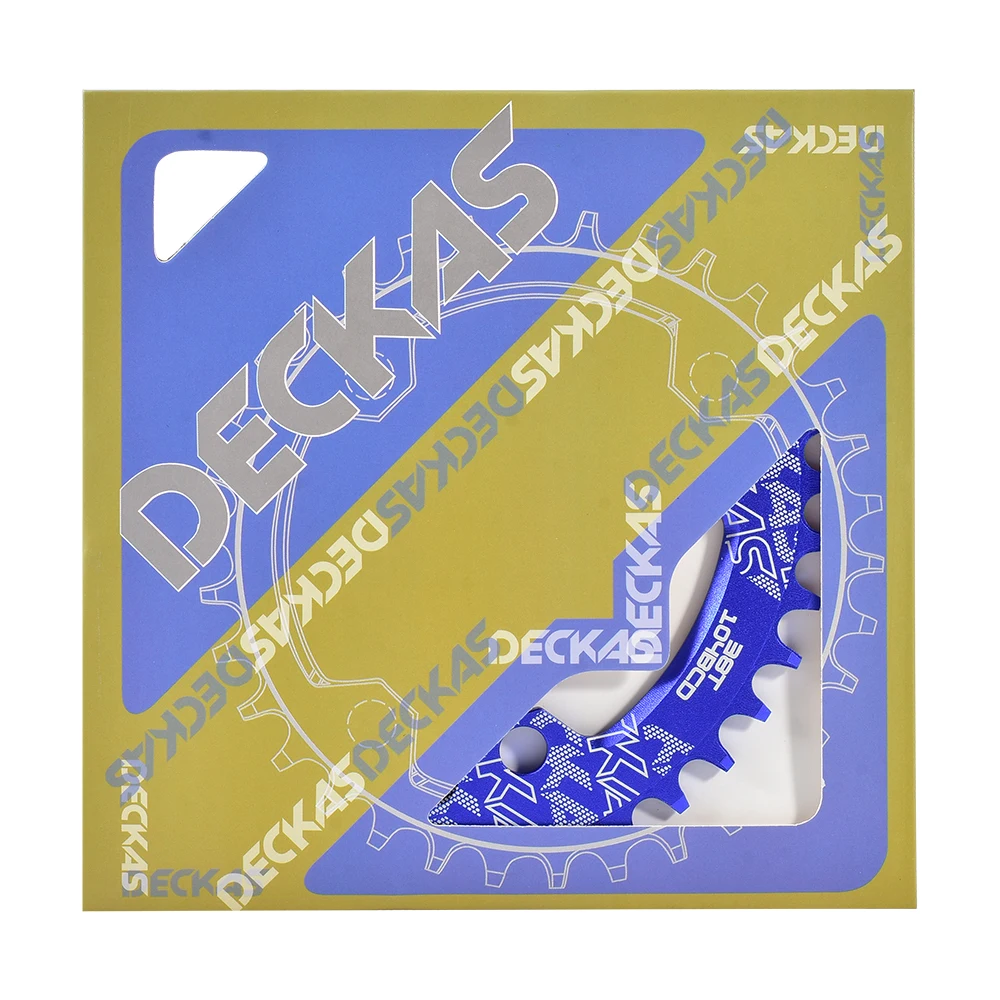 Велосипедная цепь Deckas 104BCD круглая узкая широкая 32T 34T 36T 38T MTB горный велосипед