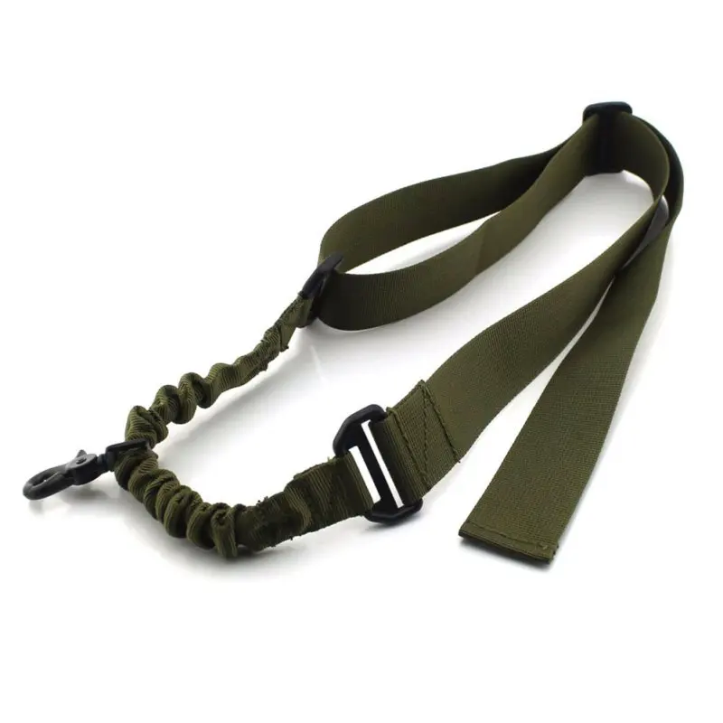 

Multi-function Adjustable Tactical Single Point Bungee Rifle Airsoft Sling Hunting Gun Strap