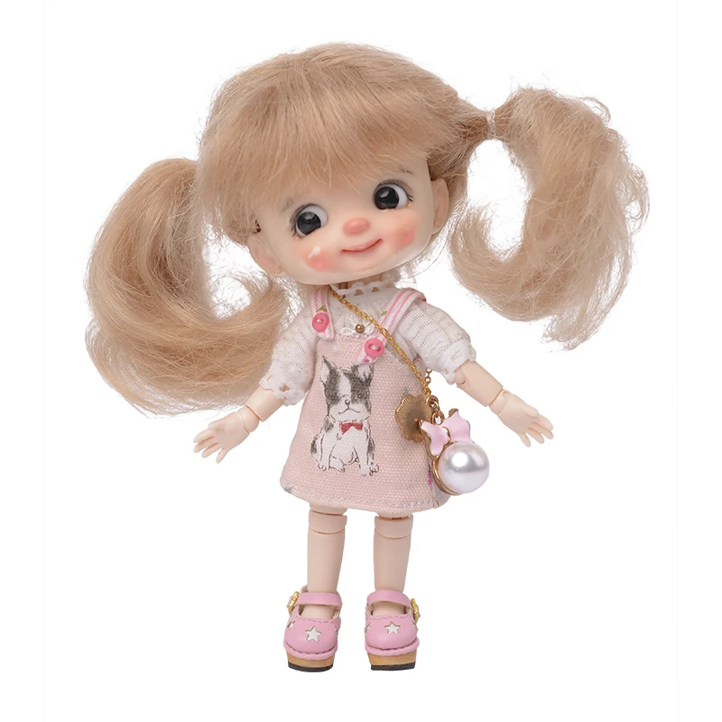 Кукла Aidolla moher/soft Wig 5 цветов красивая BJD 1/8 & Kurhn парик из мягкого волокна волосы Bob