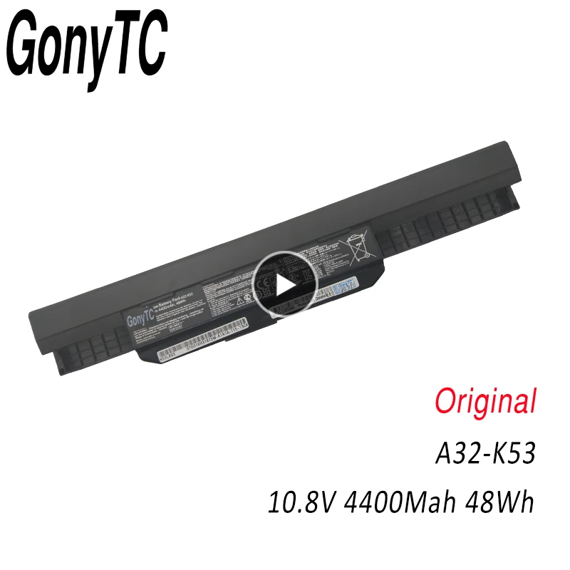 

Original Laptop Battery For Asus A32 K53 A42-K53 A31-K53 A41-K53 K53u A43 A53 K43 K53 K53S X43 X44 X53 X54 X84 X53SV X53U X53B