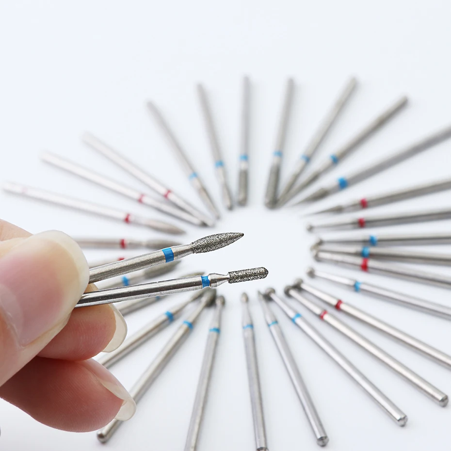 Набор алмазных сверл для ногтей безопасный Фрезерный резак маникюрных фрез