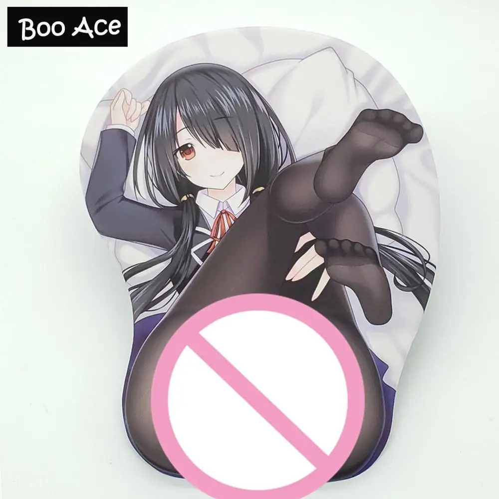 Date A Live Kurumi Anime 3D Oppai Mouse Pad Wrist support | Компьютеры и офис