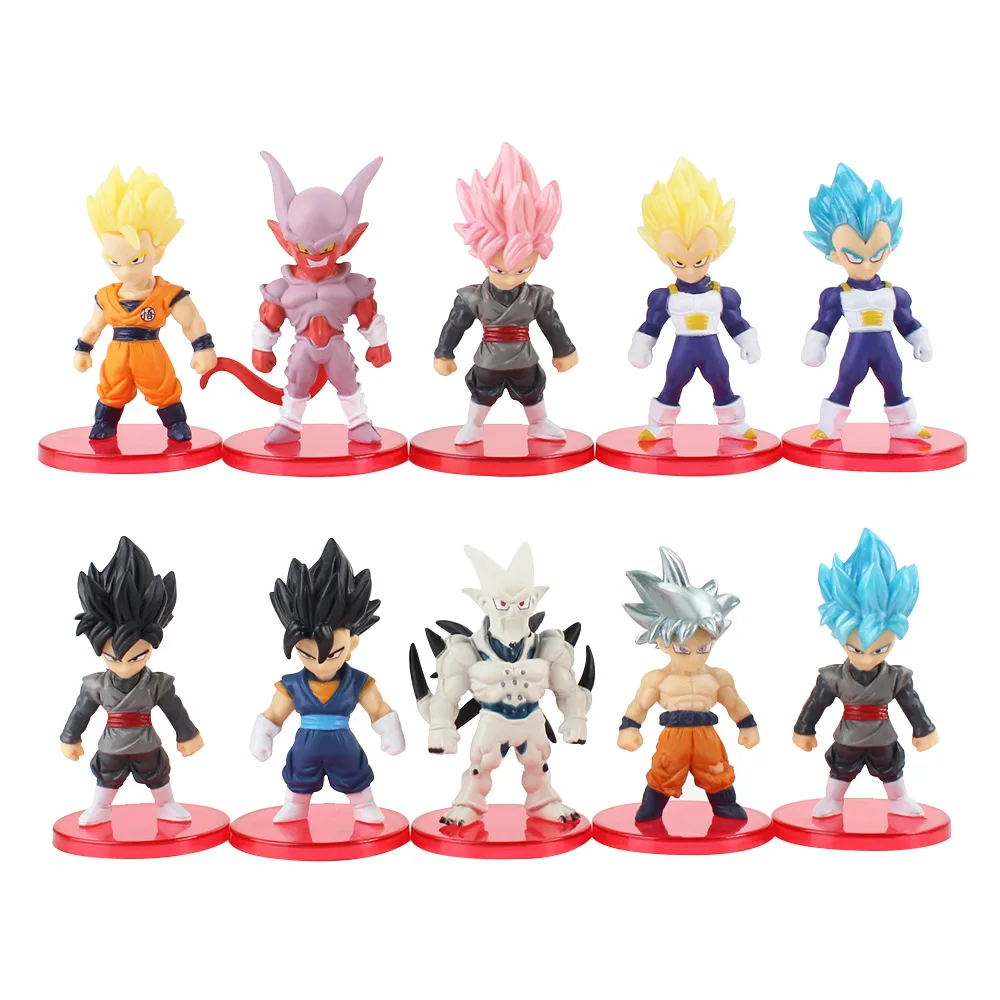 21 шт. WCF Dragon Ball Sun Wukong Devils Tranks Saiyan кукла модель ручная украшения игрушки супер