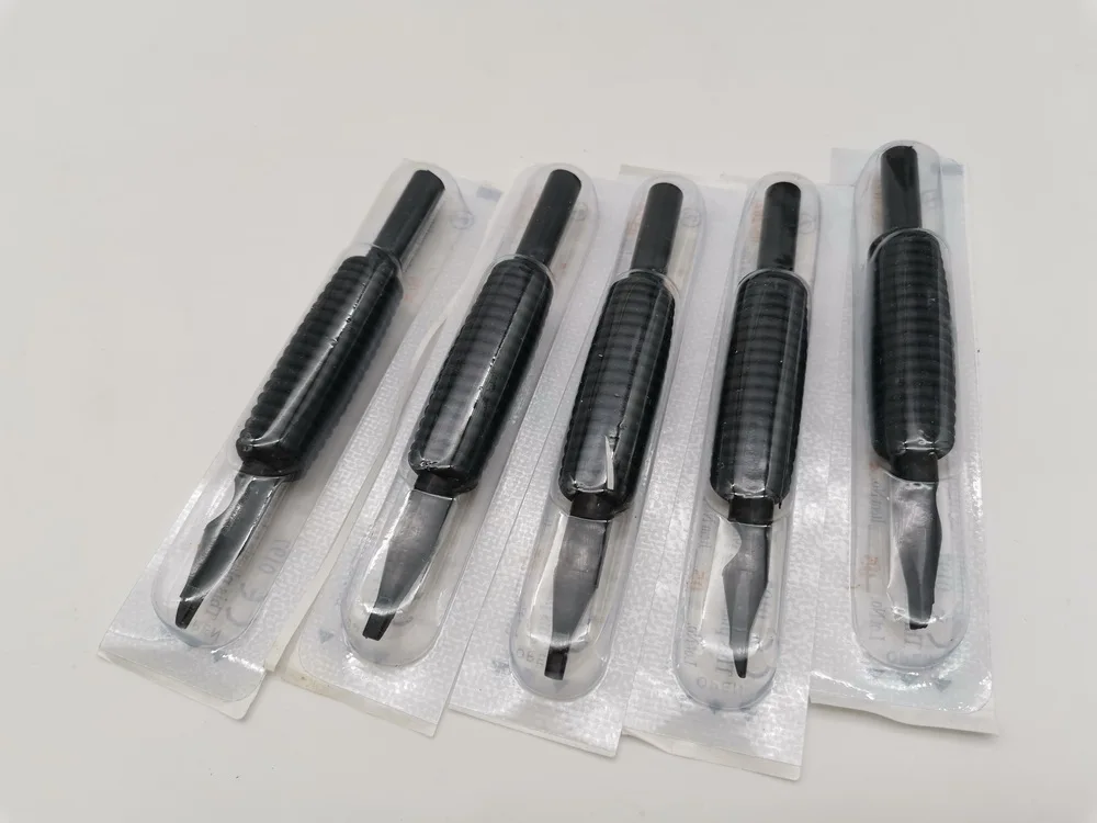 100 шт. одноразовые Силиконовые тату-трубки с наконечником 16 мм 5/8 дюйма Размер F |