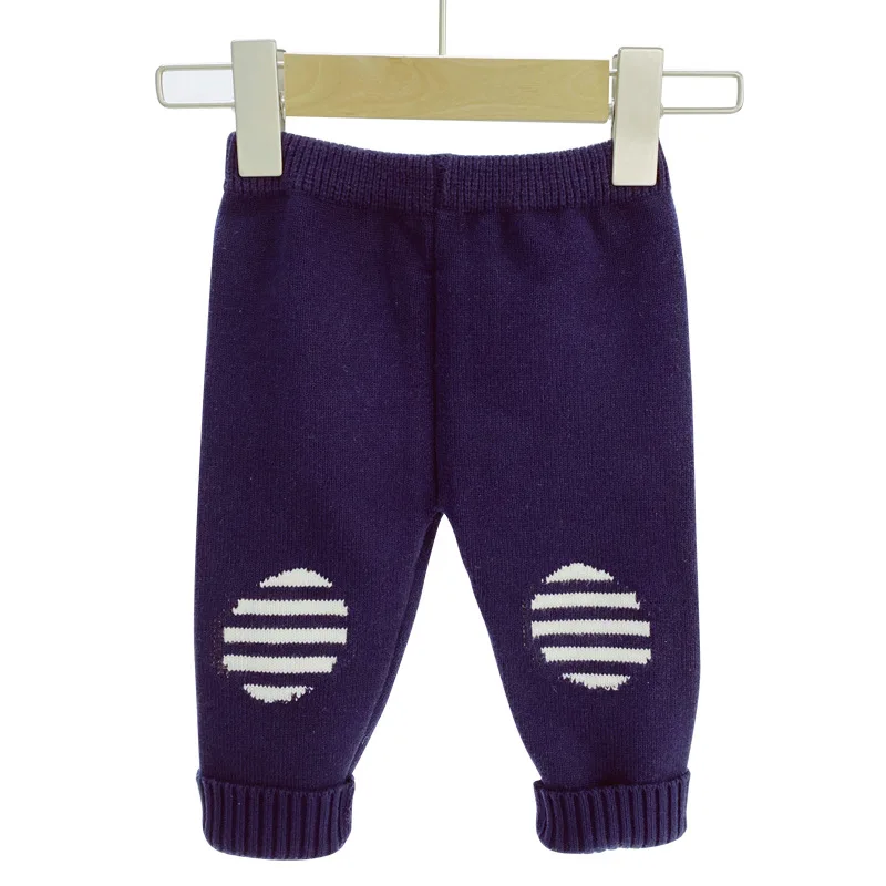 Infant toddler Pants Spring Autumn Newborn Baby Boys Leggings Casual Knit Woolen trousers Kids Stipend Bottoming Pants Newest