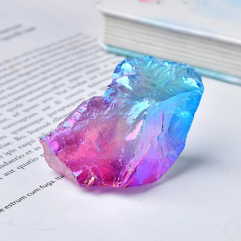 

Натуральный Красочный Кристалл, необработанный лечебный камень, гальванические образцы кварца, грубые предметы для коллекционирования, не...