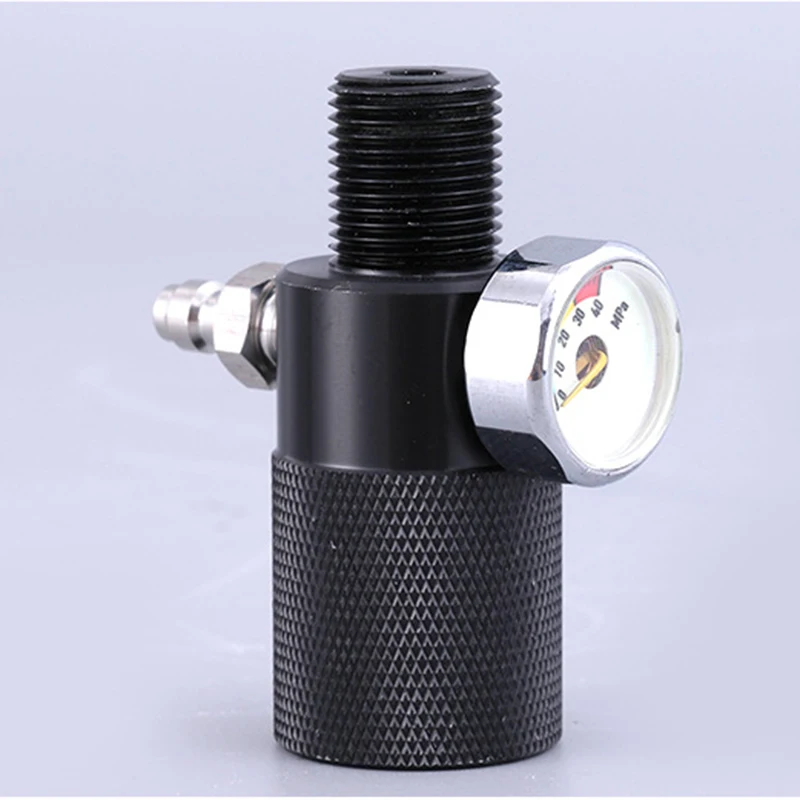 Переходник для заправки бака с наружной резьбой 8 мм алюминиевый 40 МПа светящийся