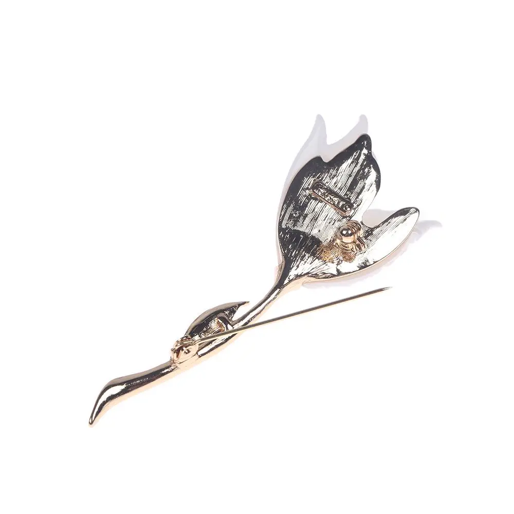 

Fashion Flower Brooch For Women Jewelry Tulip Accessories Pins Badge Lady Brooches Gifts For Mothers Day