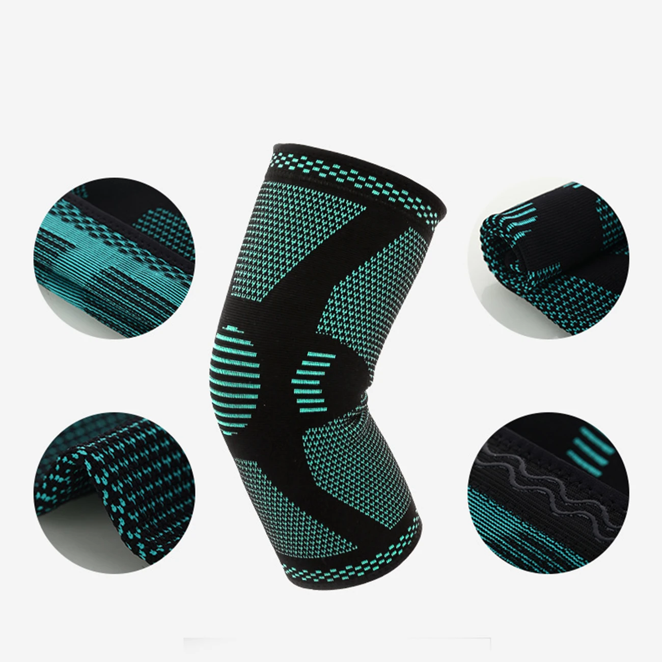 

1Pc Protective Knee Pads Comfortable Knee Compression Sleeves Knee Guards for Basketball Volleyball Workout Climbing