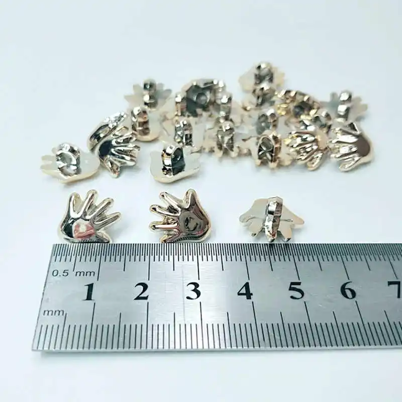 Рекламные Hl мм пластиковые Плакированные кнопки форме ладоней Швейные