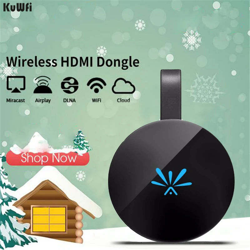 KuWFi tv Stick 5 ГГц беспроводной HD цифровой HDMI ключ высокоскоростной WiFi Дисплей ТВ ключ поддержка Miracast Airplay для Apple Android