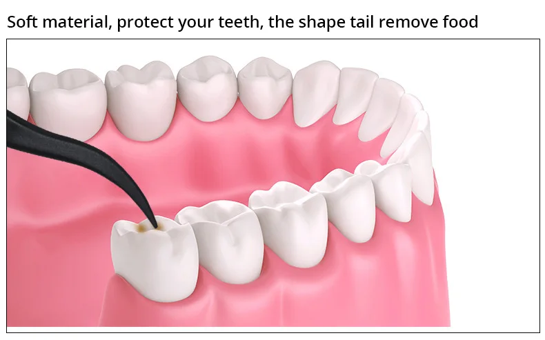 50 шт./коркор. PJKQ001 активированный бамбуковый уголь зубная нить зубной клетка