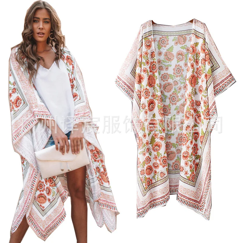 Пляжная одежда купальники пляжные платья летнее длинное парео кафтан большого