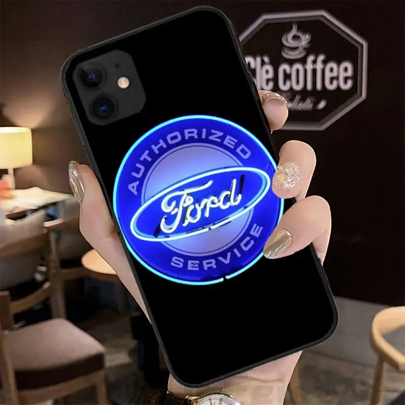 

Car Ford Phone Case Coque Fundas Back Shell For Iphone 12 11 PRO MAX X XS XR 4S 5S 6S 7 8 PLUS SE 2020 Cases Cover