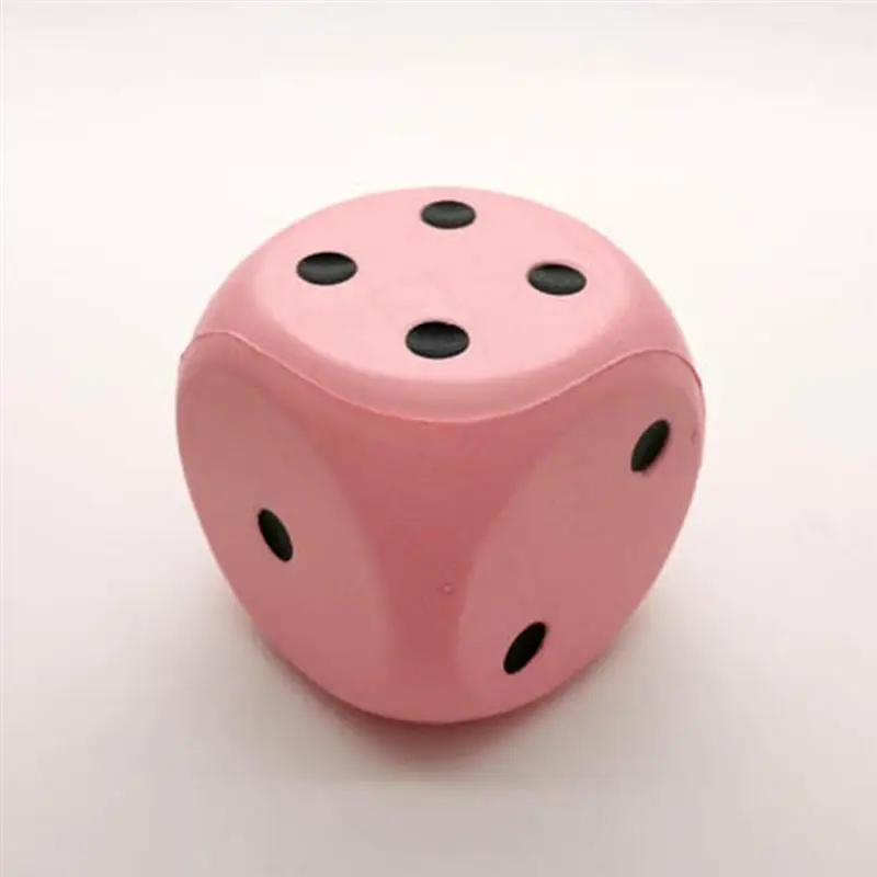 1 шт. рельеф игрушечные игральные кубики комфортное эффективное PU Игрушка для