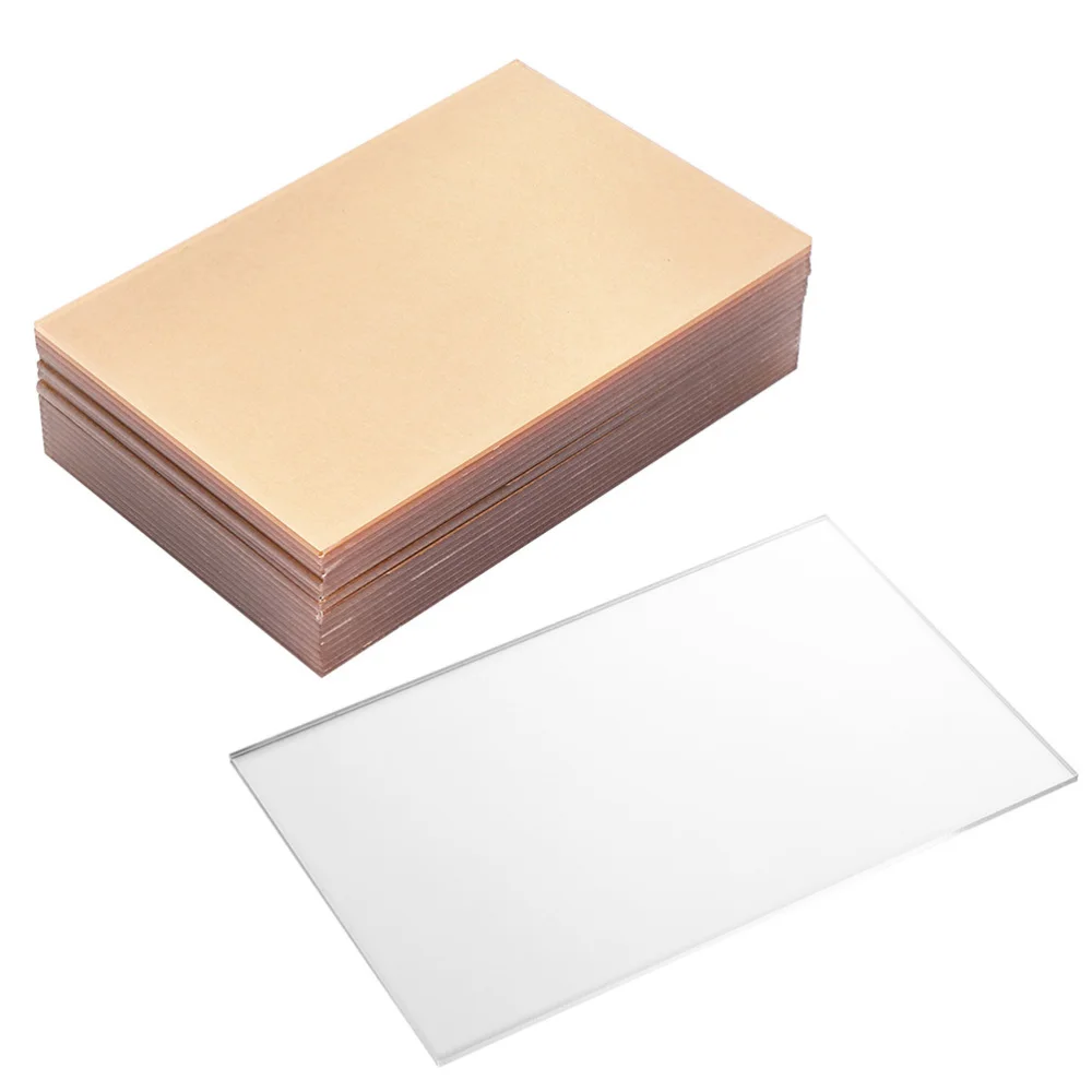 

Acrylic Transparent Glass Sheets Panels Sheet Panel Shatterproof Boards Plates Replacement Photo Frame Alternative