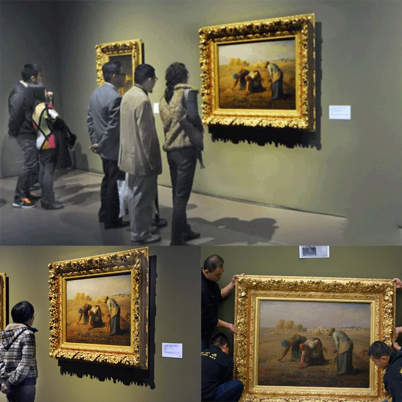 The Gleaners by Jean Francois Millet холст с принтом постер искусство классические картины