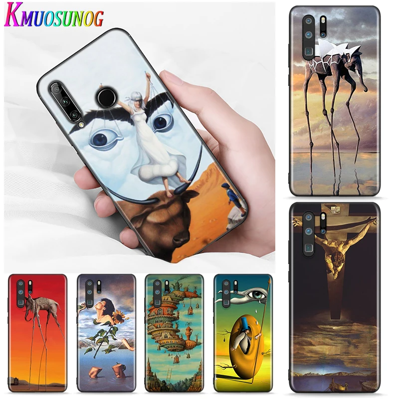 

Silicone Cover Salvador Dali Art for Huawei P Smart S Nova 7i 6S 5T 5i 5 Pro 4 4E 3 3i 3E 2 2i P40 Lite P10 Phone Case
