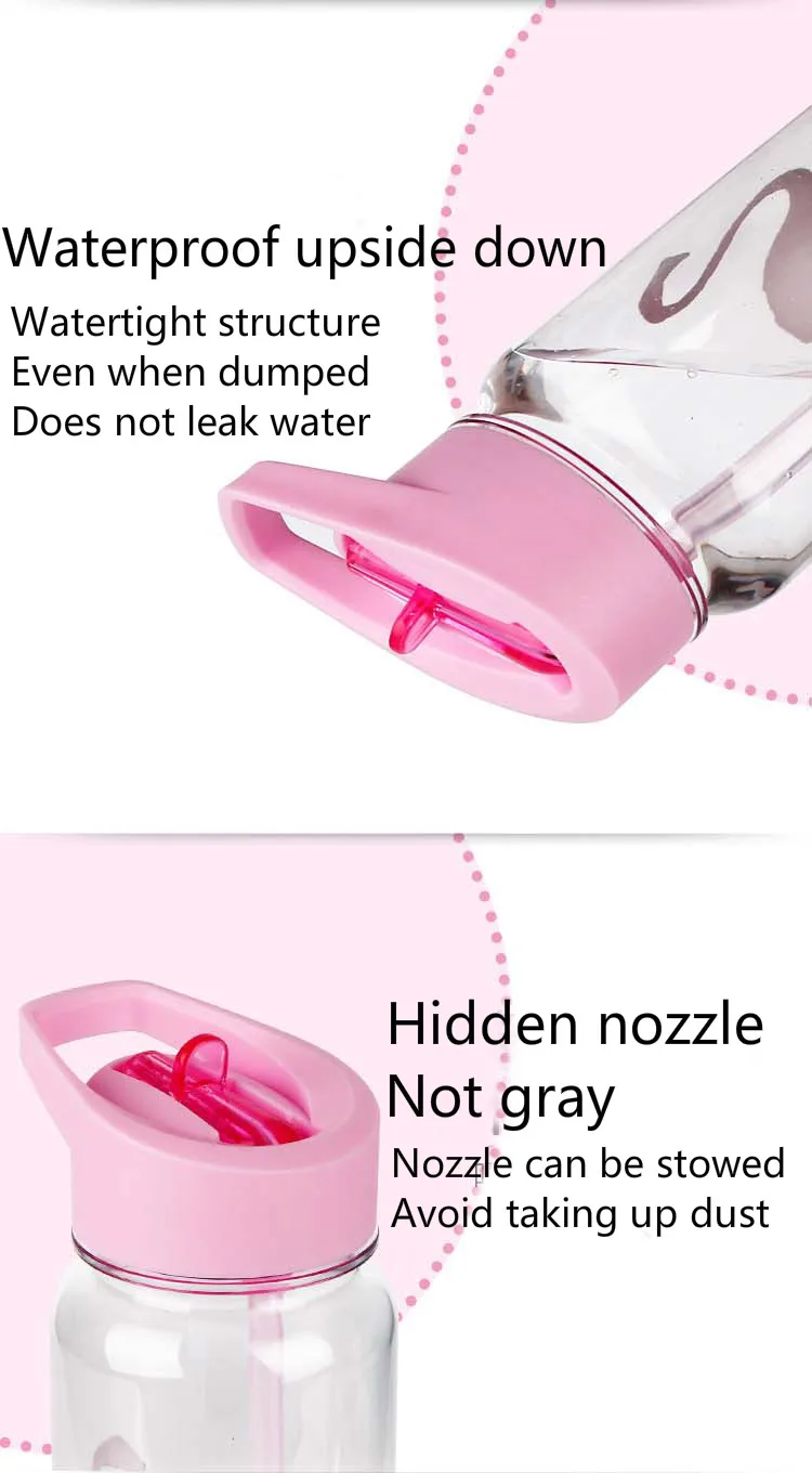 720 мл Взрывная Спортивная соломенная чашка Единорог Фламинго На Заказ уличная