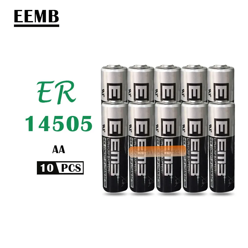 10 шт./лот EEMB ER14505 ER14505H AA 3 6 V 2400mAh литиевая батарея smart meter батарея|eemb er14505|aa 3.6vlithium aa 3.6v