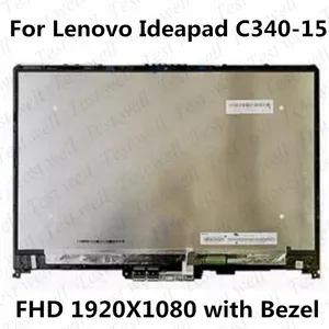 test well 5d10s39566 15 6 inch fhd 1080p lcd touch screen digitizer assembly for lenovo ideapad c340 15 c340 15iil c340 15iwl free global shipping