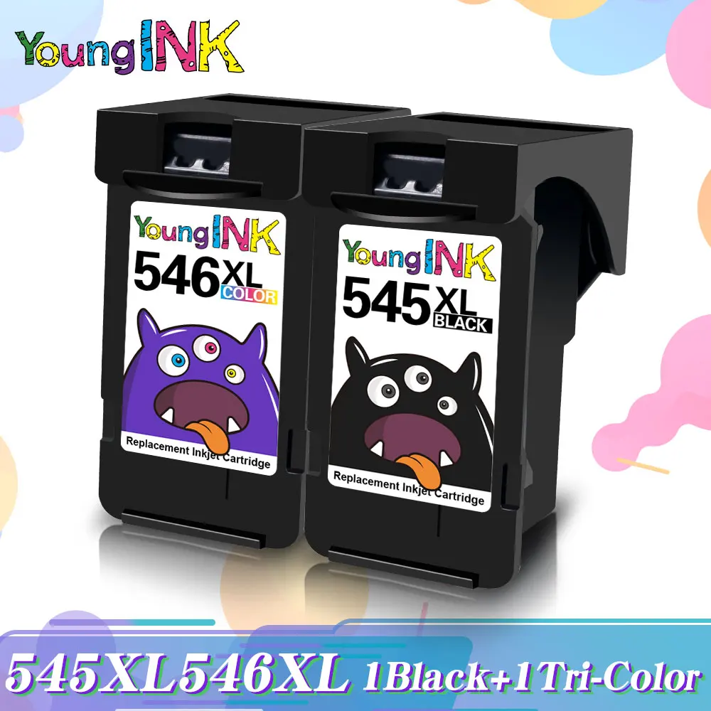 Online 545XL 546XL RemanufacturedFor cartucho de tinta Para A Tinta Canon PG545 CL546 PG 545 CL 546 Pixma MG2555s MG2900 MG2940 MG2950 Impressora