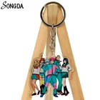 Катастрофическая жизнь Saiki Kusuo брелок Аниме Манга цифры Saiki Kusuo акриловое кольцо для ключей с оригинальной, брелки для ключей, подарки