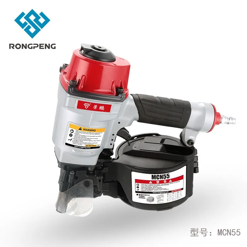

The manufacturer directly sells Rongpeng coiler nail gun MCN55 pneumatic coiler nail gun pneumatic wooden tray nail gun pneumati