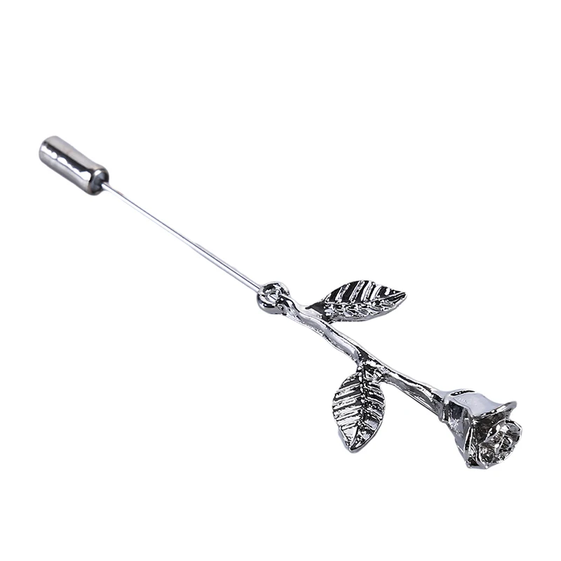 Брошь в виде золотых листьев и роз специальный дизайн костюма для мужчин женщин