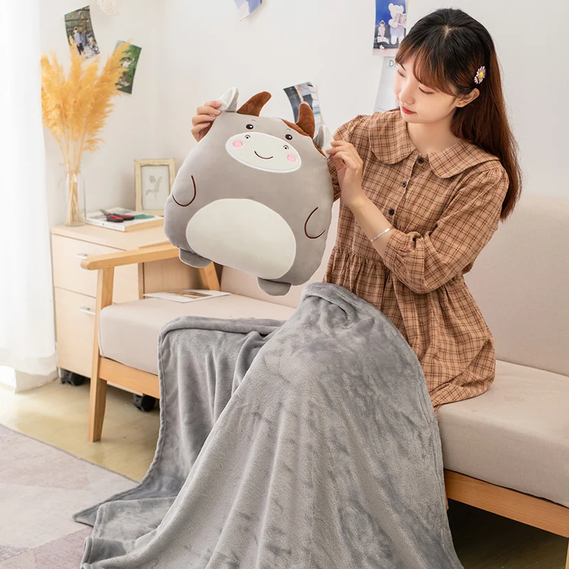 Мягкая подушка плюшевая игрушка Лесной животный Лев динозавр тигр крупный