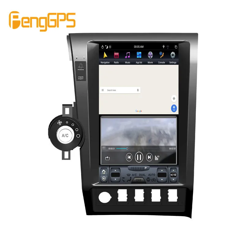 Автомобильный DVD-плеер в стиле Tesla Android 9 0 PX6 4 + 64 ГБ для Toyota Tundra 2007-2013 головное