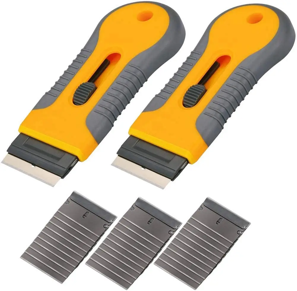 

Скребок для бритвы, скребок для бритвы и скребок для краски, автомобильная наклейка и съемник клея, держатель для бритвы с 30 дополнительными...