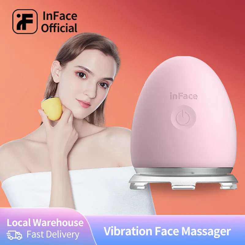 Ионное устройство InFace для ухода за кожей лица Вибрационный массажер импортное
