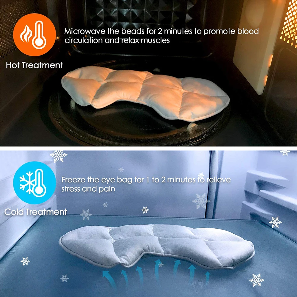 Маска для сна глаз Взвешенная повязка на глаза подушка снятия стресса мигрень