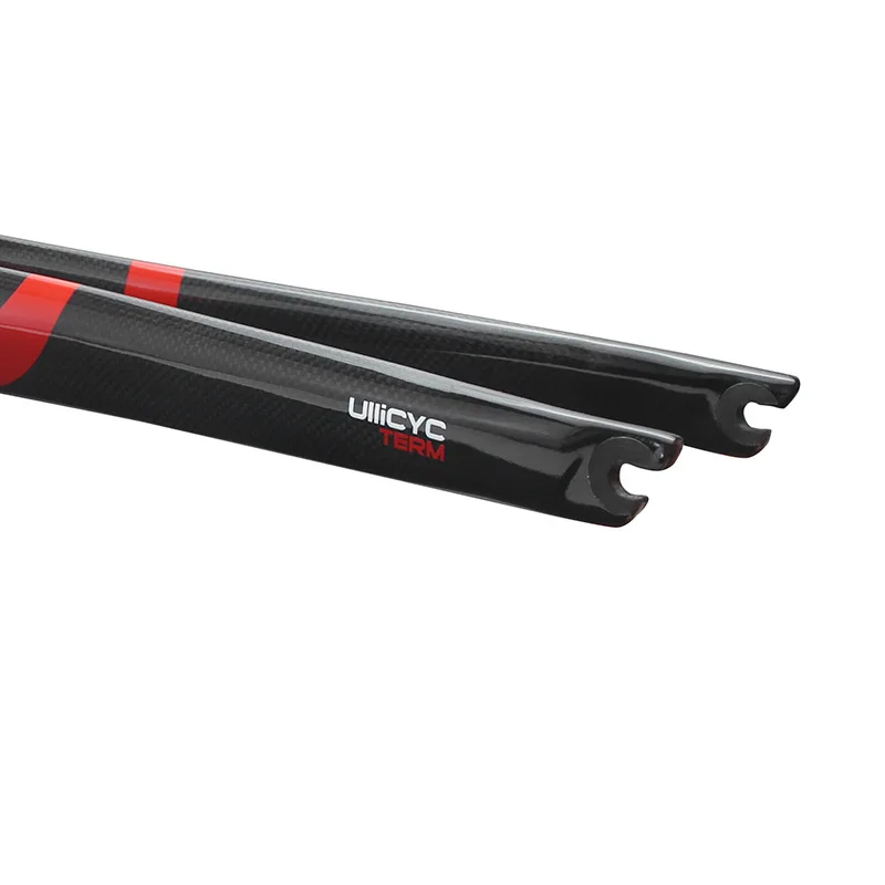 

ULLCYC Ultralight Full Carbon Fiber Road Bike Fork 700c 28.6mm Rigid Fork Hard Fork Bike Racing Disc Brake Fork 380g