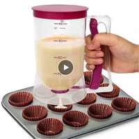 900 ml cupcake pancake cake cream cake mix dispenser jug baking essentials maker cooking tools funnel speratator measuring cup