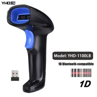 Barcode Scanner 2 4G Wireless USB 3-in-1 CCD Bluetooth-compatible Cordless Bar Code Reader for Computer and Android iOS Phone
