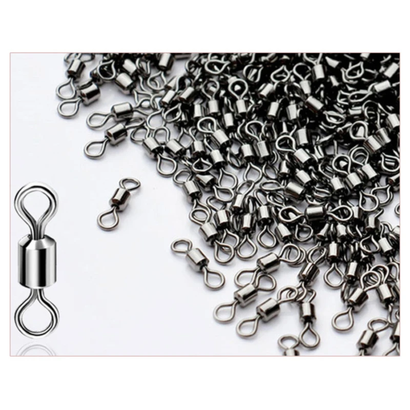 50 шт. рыболовные Вертлюги Из Нержавеющей Стали | Спорт и развлечения