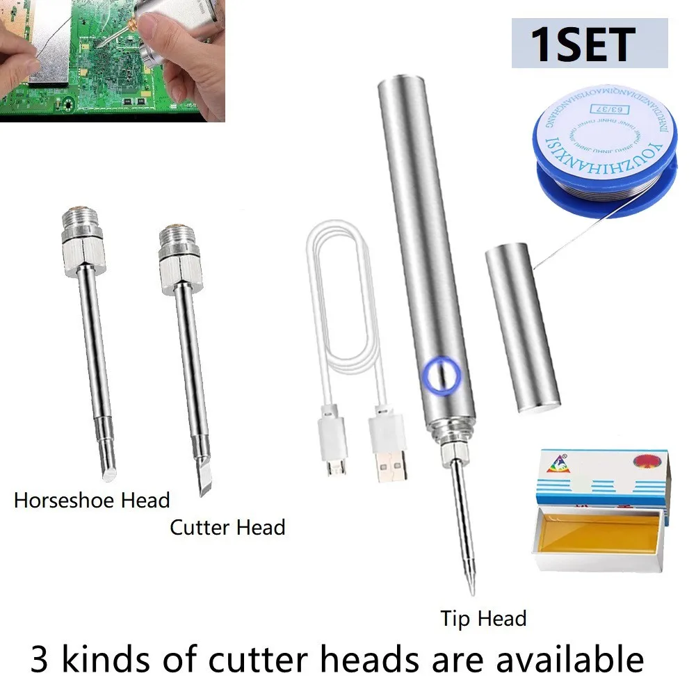 

High-power Fast Heat Wireless Soldering Iron Portable USB Charging Soldering Iron Used For Welding Jewelry Repair DIY Lovers