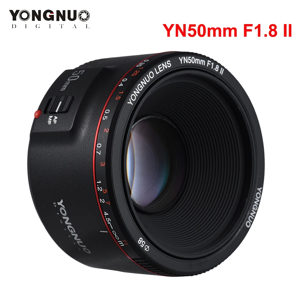 YONGNUO YN50mm YN35mm F1.4/F1.8/F1.8II/F2.0 стандартный основной объектив большая апертура Автофокус Объектив камеры для Canon EOS 70D 5D2
