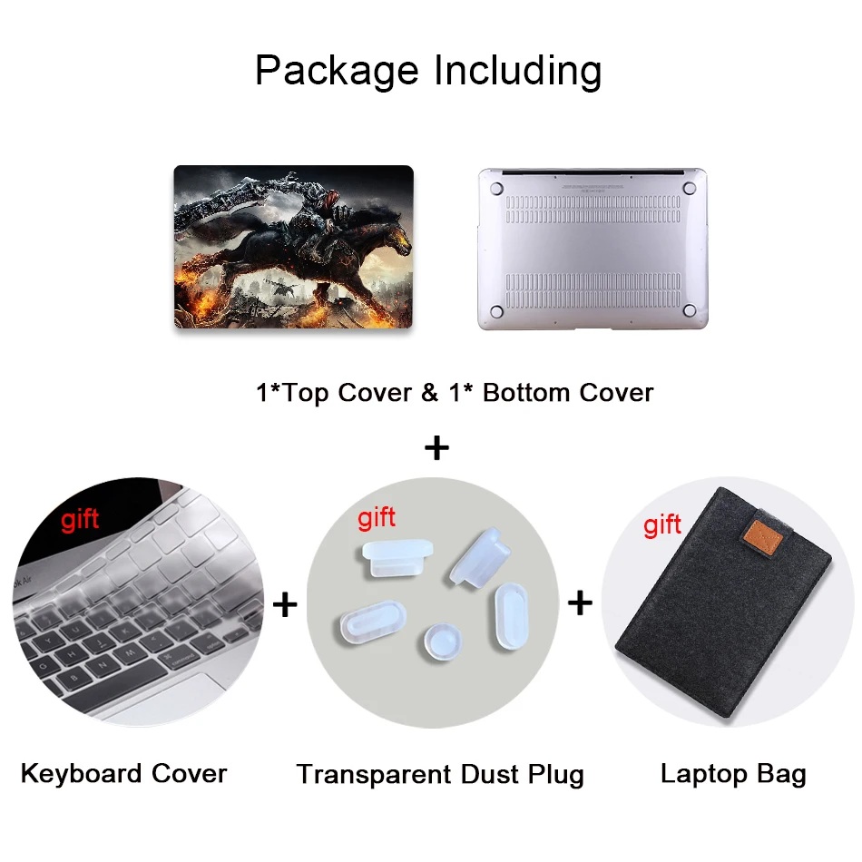 MTT чехол с принтом для Apple Macbook Pro retina 13 15 с сенсорной панелью для ноутбука mac book air 11 13,3 Новинка 12 дюймов жесткий чехол