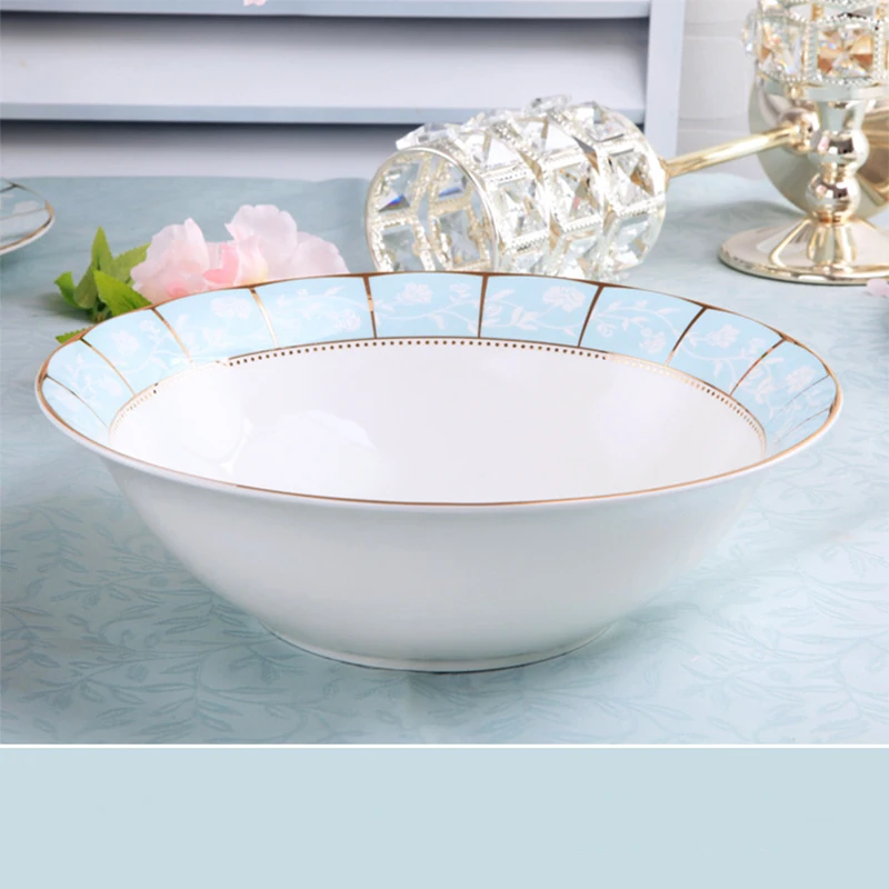 Jingdezhen Ceramics Dinnerware Set Kitchen Tableware Dinner Dish Ceramic Plates and Dishes Bowls 60pcs Combination | Дом и сад