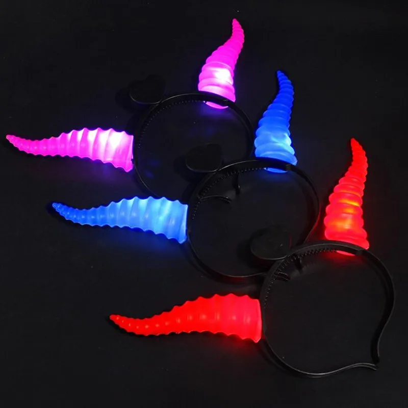 1 шт. светящаяся головная повязка на голову с овечьими рожками Женский рожковый