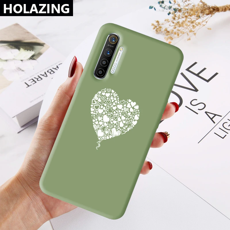 Силиконовый чехол для OPPO Realme Q 5 Pro XT X2 X Lite 3 F11 F7 F5 F9 с надписью Следи за сердцем