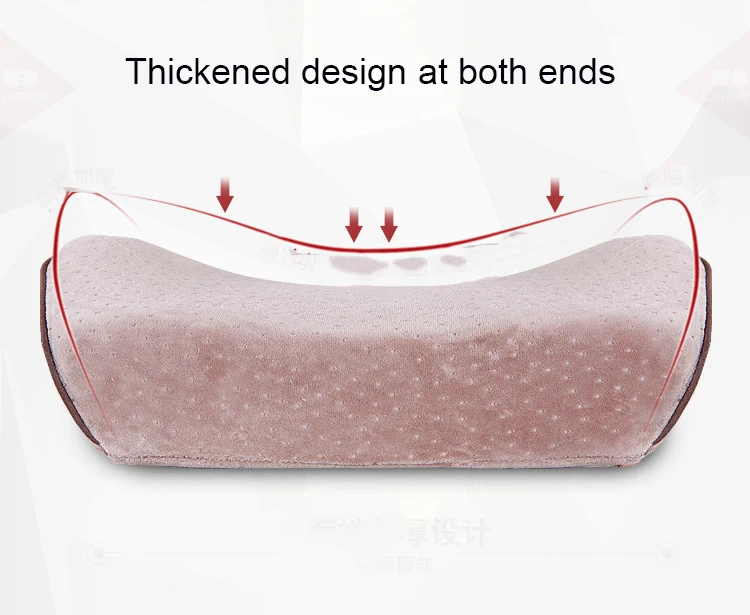 Подушка для спины из пены с эффектом памяти офисного кресла утолщенный дизайн